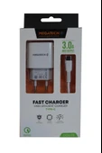 Megatech CC03(CC22-T3) 5v-3.0A Ev Şarj+Type-c Kablo Hızlı Şarj - 1
