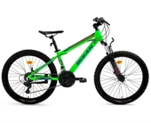 Bisan KDX 2900 V Fren 21 Vites 24 Jant Dağ Bisikleti Neon Yeşil Lacivert 30 Kadro - 1