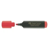Faber Castell Fosforlu Kalem 1548 Kırmızı  5030154821000 - 1