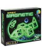 Magic Magnetic 26 Parça Karanlıkta Parlayan Mıknatıslı Şekiller JH6896 - 1