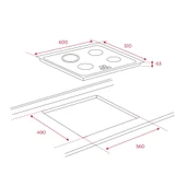 Teka Ankastre Set Siyah (ATV 60 PRO BK-HAK 625 BK-TBC 64010 TTC) - 6