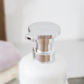 Porsima 277743 Tezgah Üstü Beyaz Sıvı Sabunluk Fırçalı Süngerlikli Sabunluk (550ml) 20cm thumbnail 3