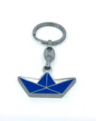 Mavi Kayık Metal Anahtarlık thumbnail 2