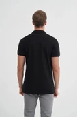 Cazador Erkek T-shirt Polo Yaka Pike  4613 Siyah thumbnail 3