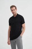 Cazador Erkek T-shirt Polo Yaka Pike  4613 Siyah thumbnail 1