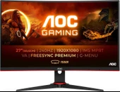 AOC C27G2ZE/BK 27 inç Kavisli Oyuncu Monitörü, VA, 240Hz, 0.5ms, Freesync Premium, DP+HDMI, Full HD 1500R Curved Gaming Monitör - 1