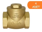 4 Adet ECA 1/2 Çalpara Çekvalf ( Kaucuk Klapeli ) 101007092 thumbnail 1