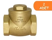 2 Adet ECA 1/2 Çalpara Çekvalf ( Kaucuk Klapeli ) 101007092 - 1