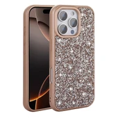 Apple iPhone 16 Pro Kılıf Parlak Taşlı Tasarım Zore Pırlanta Kapak - 7