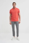 Cazador Polo Yaka Slim Fit Pike Düz Pamuklu Tişört - 1