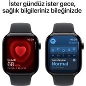 Apple Watch Series 10 Gps 46MM Jet Black Aluminium Case With Black Sport Band - M/l thumbnail 5