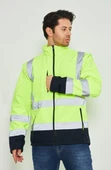 Orange Safety Sarı Softshell Mont Kolları Çıkmalı Reflektörlü thumbnail 4