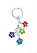 Renkli Çiçek Metal Anahtarlık thumbnail 2