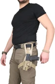BG Sarsılmaz Sar9 & Sar9 Mete "Sol" Polimer Kılıf & Alçak Taşıma Aparatı // Bej - 3