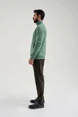 Exuma Erkek Yeşil Tam Fermuarlı Sweatshirt 2419002 - 3