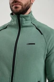 Exuma Erkek Yeşil Tam Fermuarlı Sweatshirt 2419002 - 6