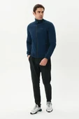 Exuma Erkek Lacivert Tam Fermuarlı Sweatshirt 2419002 - 7
