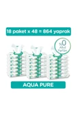 Prima Pampers Aqua Pure Islak Havlu 18 Paket 864 Yaprak - 1