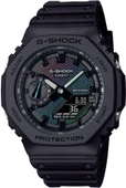 CASIO G-SHOCK GA-2100RW-1ADR SİYAH SİLİKON KORDON ANALOG/DİJİTAL ERKEK KOL SAATİ - 1
