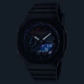 CASIO G-SHOCK GA-2100RW-1ADR SİYAH SİLİKON KORDON ANALOG/DİJİTAL ERKEK KOL SAATİ - 5