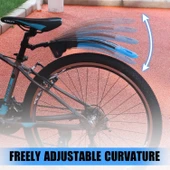 BİSİKLET ÇAMURLUK MAVİ ÖN ARKA PRATİK MONTAJ 24-26-27,5-29 UYUMLU - 5