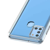 Galaxy A21S Kılıf Zore Coss Şeffaf Sert Silikon Kılıf thumbnail 7