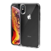 Apple iPhone XS Max 6.5 Kılıf Zore Coss Şeffaf Sert Silikon Kılıf thumbnail 1