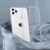 Apple iPhone 11 Pro Max Kılıf Zore Coss Şeffaf Sert Silikon Kılıf thumbnail 4
