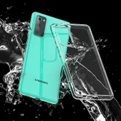 Galaxy S20 FE Kılıf Zore Coss Şeffaf Sert Silikon Kılıf thumbnail 8