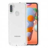 Galaxy M11 Kılıf Zore Coss Şeffaf Sert Silikon Kılıf - 2