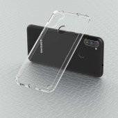Galaxy M11 Kılıf Zore Coss Şeffaf Sert Silikon Kılıf - 4