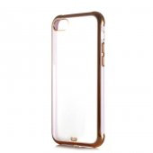 Apple iPhone 8 Kılıf Zore Voit Altın Renk Tasarımlı Kılıf - 1