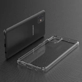 Galaxy A51 Kılıf Zore Coss Şeffaf Sert Silikon Kılıf thumbnail 6