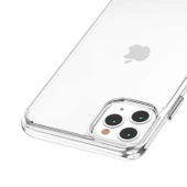 Apple iPhone 11 Pro Max Kılıf Zore Coss Şeffaf Sert Silikon Kılıf thumbnail 7