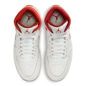 Nike Air Jordan 1 Mid Se Erkek Beyaz Sneaker Ayakkabı FJ3458-160 - 4
