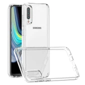 Galaxy A50 Kılıf Zore Coss Şeffaf Sert Silikon Kılıf thumbnail 2