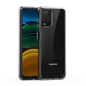 Galaxy A12 Kılıf Zore Coss Şeffaf Sert Silikon Kılıf thumbnail 6