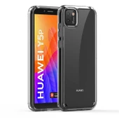 Huawei Y5P Kılıf Zore Coss Şeffaf Sert Silikon Kılıf thumbnail 1