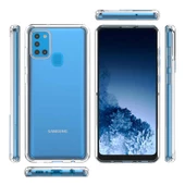 Galaxy A21S Kılıf Zore Coss Şeffaf Sert Silikon Kılıf thumbnail 4