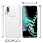 Galaxy A50 Kılıf Zore Coss Şeffaf Sert Silikon Kılıf thumbnail 3
