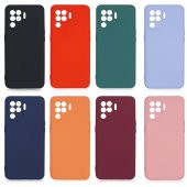 KNY Samsung Galaxy A81 Note 10 Lite Kılıf Kamera Korumalı İçi Süet Mara Lansman Silikon Lacivert - 4
