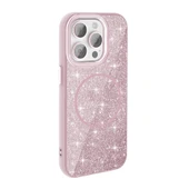 Apple iPhone 15 Pro Kılıf Magsafe Şarj Özellikli Parlayan Simli Redclick Okso Kapak thumbnail 5