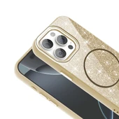 Apple iPhone 15 Pro Kılıf Magsafe Şarj Özellikli Parlayan Simli Redclick Okso Kapak thumbnail 10