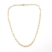 Altın Kaplama 3 mm-45 cm Zincir Kolye ZN-517 thumbnail 1