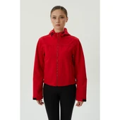 Exuma Kadın Kırmızı Softshell Mont 2421192 - 1