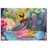 Nessiworld  SB7978 Spongebob Taslamalı Frame Puzzle 24 Parça -Laçokids - 1