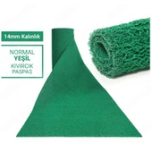 100X450CM YEŞİL KIVIRCIK PASPAS-HALI KAYMAZ YOLLUK LİDYA 14MM - 1