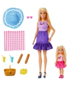 Barbie Malibu ve Chelsea Piknik Oyun Seti JBF43 - 2