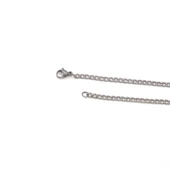 Çelik Zincir Kolye 2 MM Figaro Model ZN-315 - 4