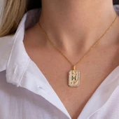 Çelik Kolye Balık Burcu Tarot Model - K-109 - 2